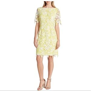 Women's Short Sleeve Floral Lace Dress